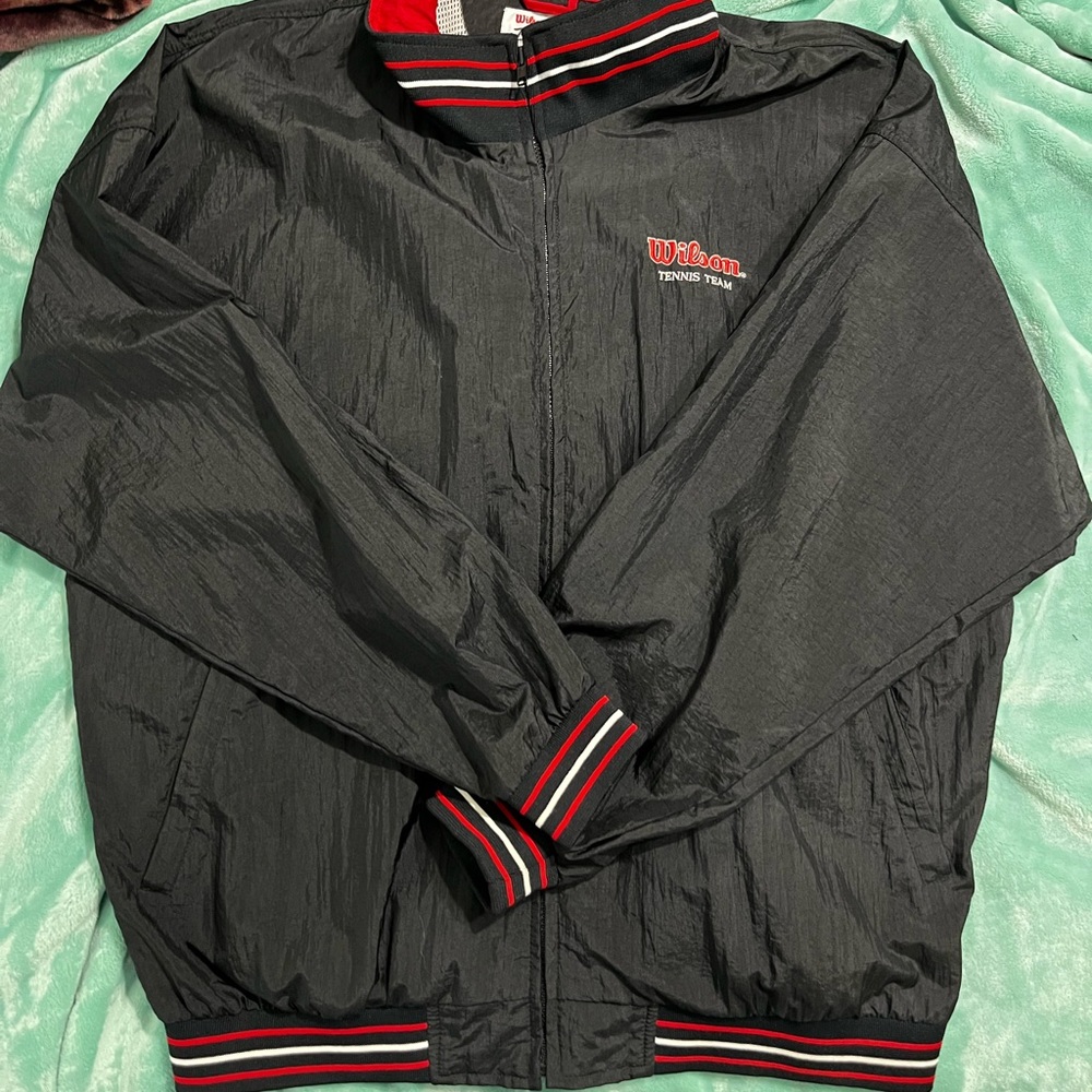 VINTAGE WILSON TENNIS TEAM WINDBREAKER